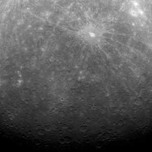 Foto do planeta Mercúrio tirada pela sonda Messenger