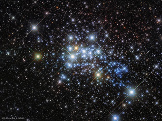 Westerlund 1 - aglomerado de estrelas